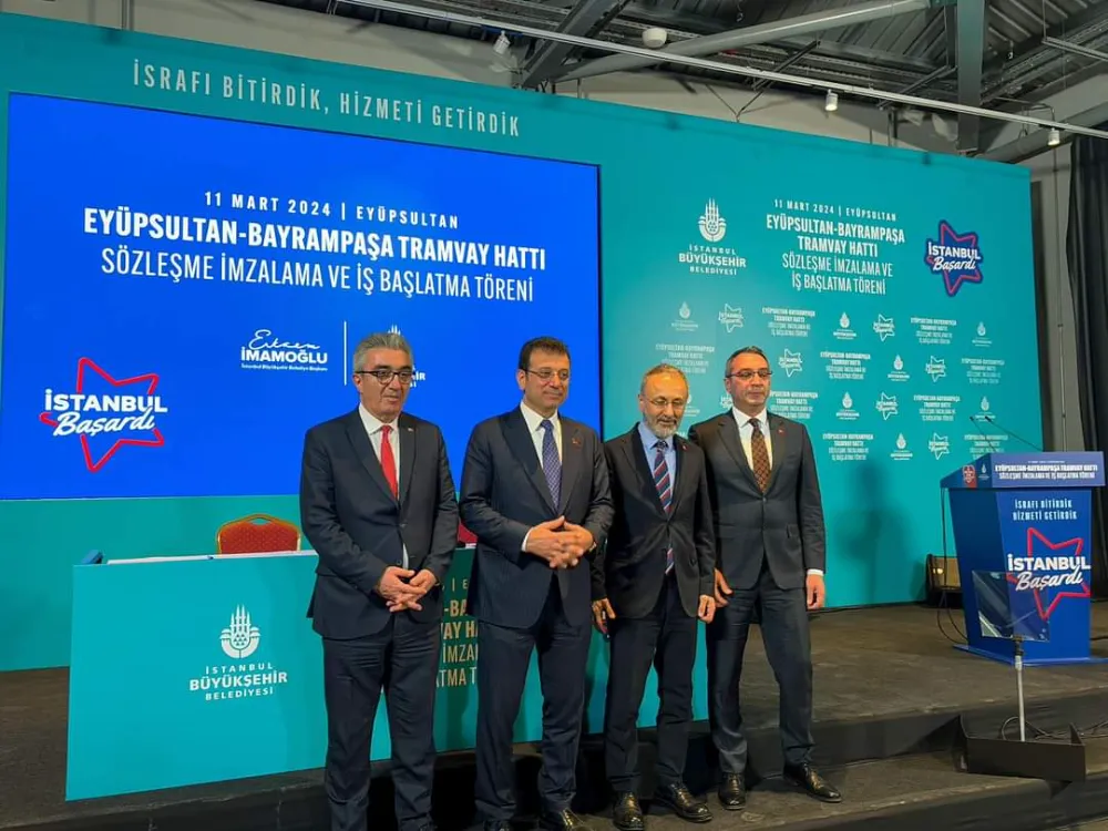 Bayrampaşa Belediye Başkan Adayı Hasan Mutlu, Bayrampaşalılara Müjdeyi Verdi: Bayrampaşa-Eyüpsultan Tramvay Hattı İçin İmza Töreni Düzenlendi