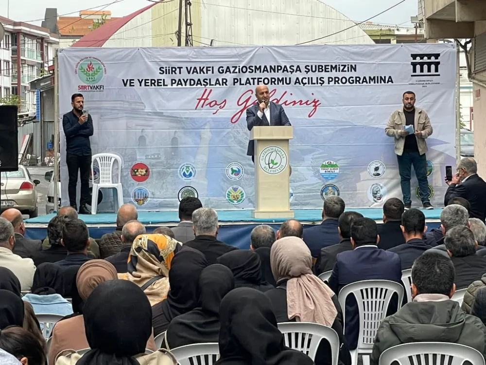 Kaymakam Abdullah Çiftçi, Siirt Vakfı Gaziosmanpaşa Şubesi Açılışına Katıldı