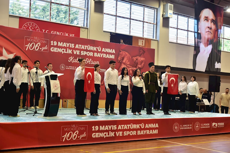 19 Mayıs Atatürk’ü Anma, Gençlik ve Spor Bayramı Pendik’te Coşkuyla Kutlandı